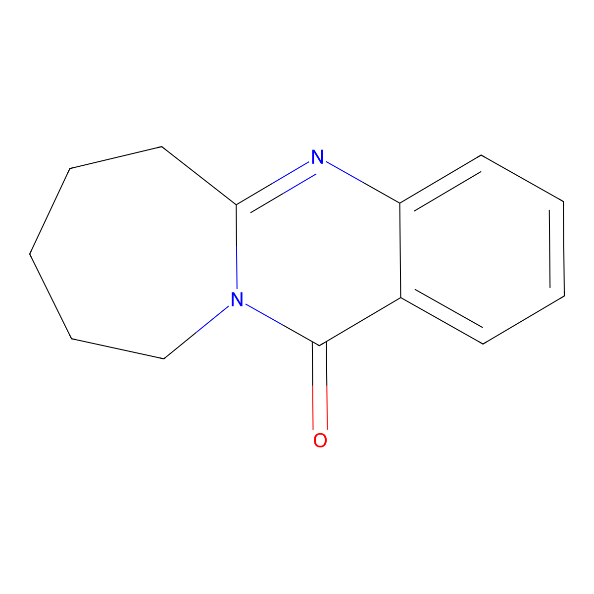 7,8,9,10-Tetrahydroazepino(2,1-b)quinazolin-12(6H)-one molecular structure, CAS 4425-23-4