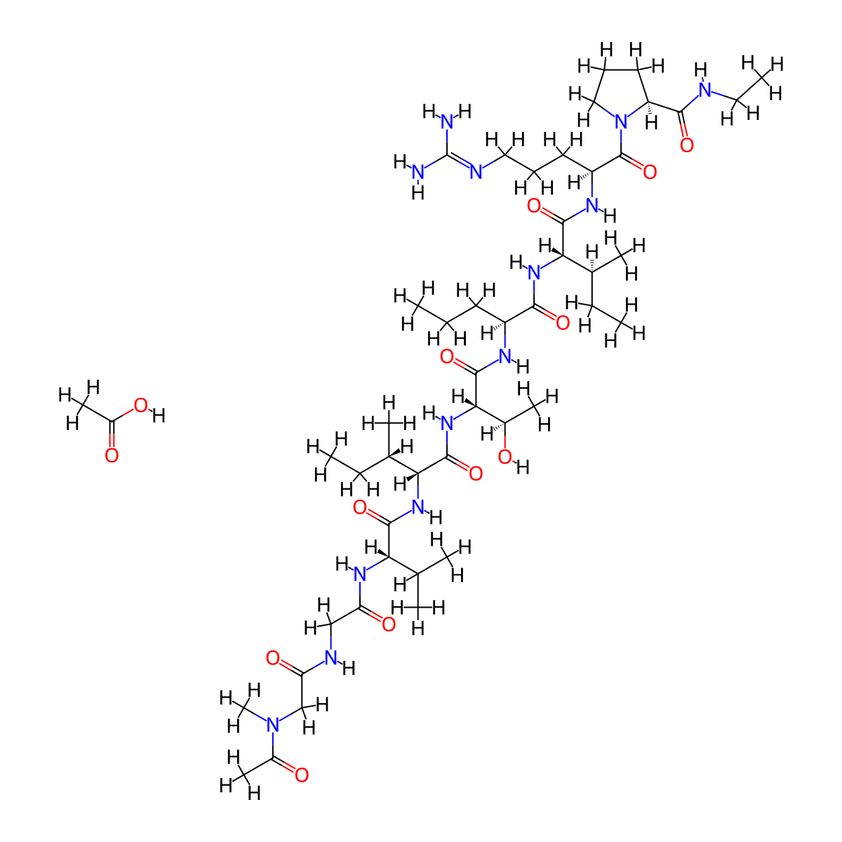 ABT-510 acetate molecular structure, CAS 442526-87-6