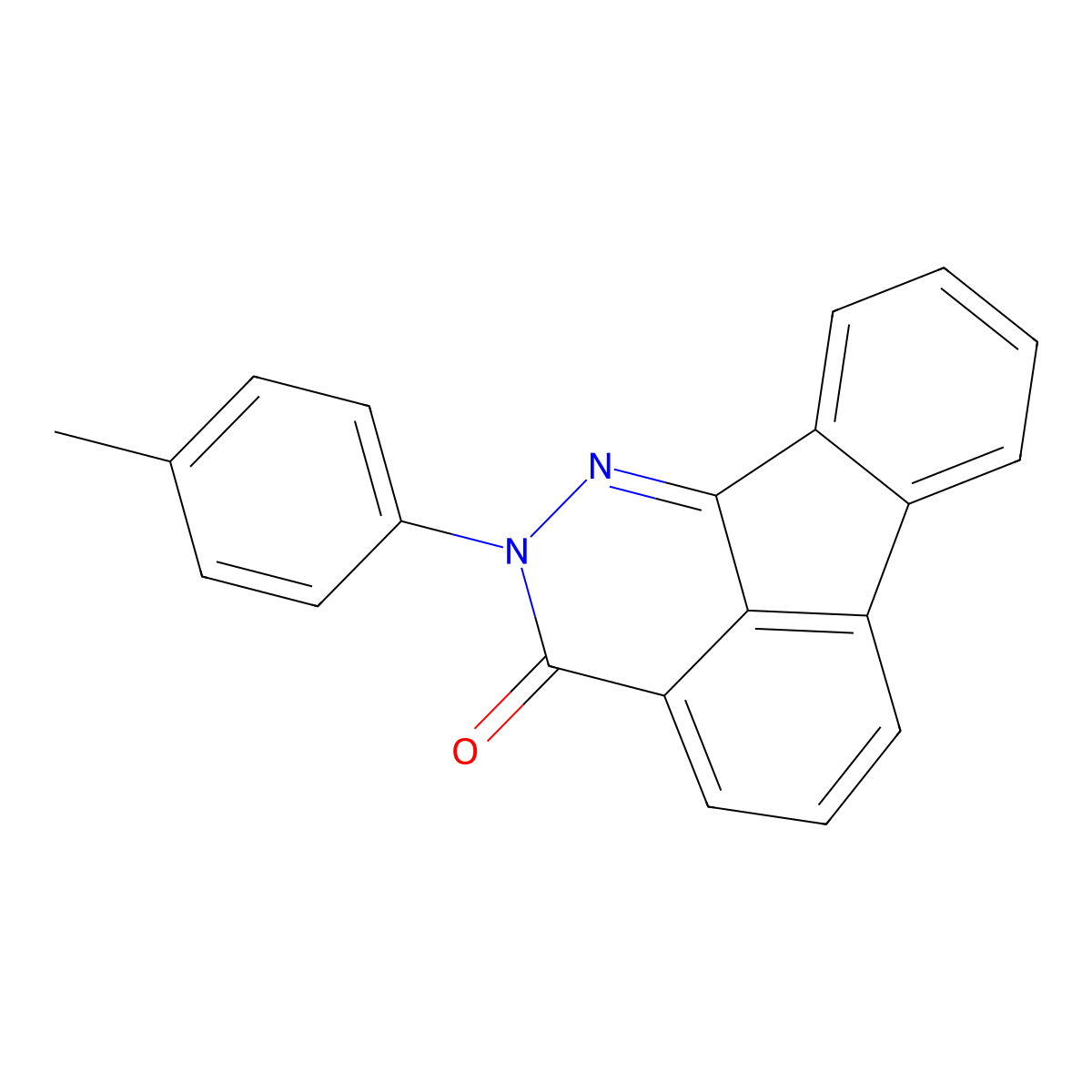 2-(p-tolyl)indeno[1,2,3-de]phthalazin-3(2H)-one molecular structure, CAS 442567-79-5
