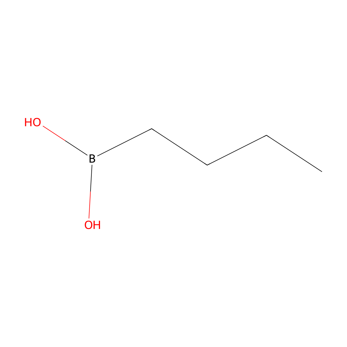 Butylboronic Acid molecular structure, CAS 4426-47-5