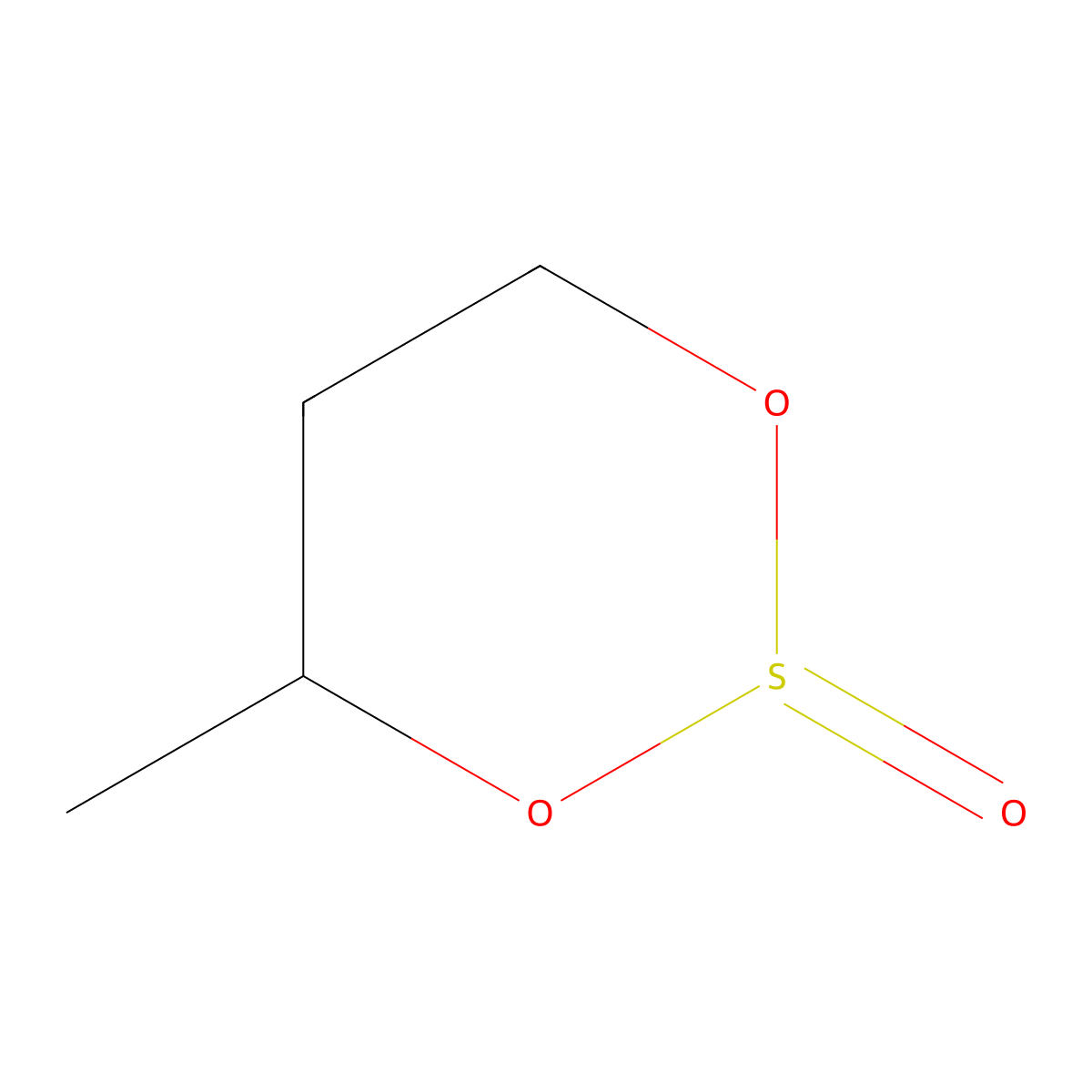 4-Methyl-1,3,2-dioxathiane 2-oxide molecular structure, CAS 4426-51-1