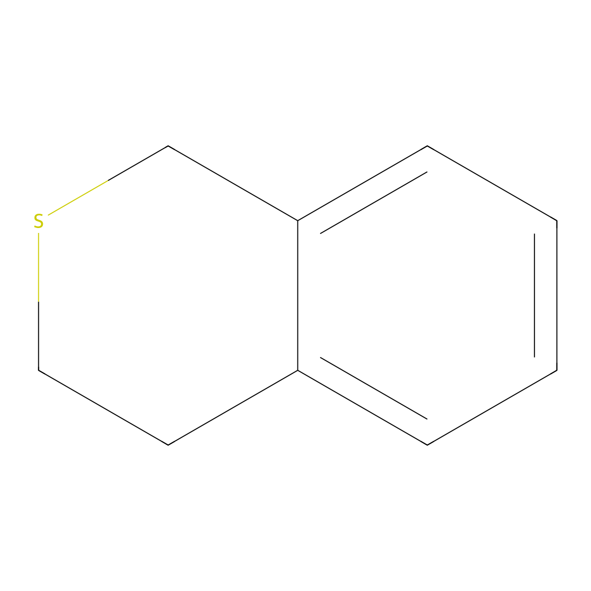 Isothiochroman molecular structure, CAS 4426-75-9