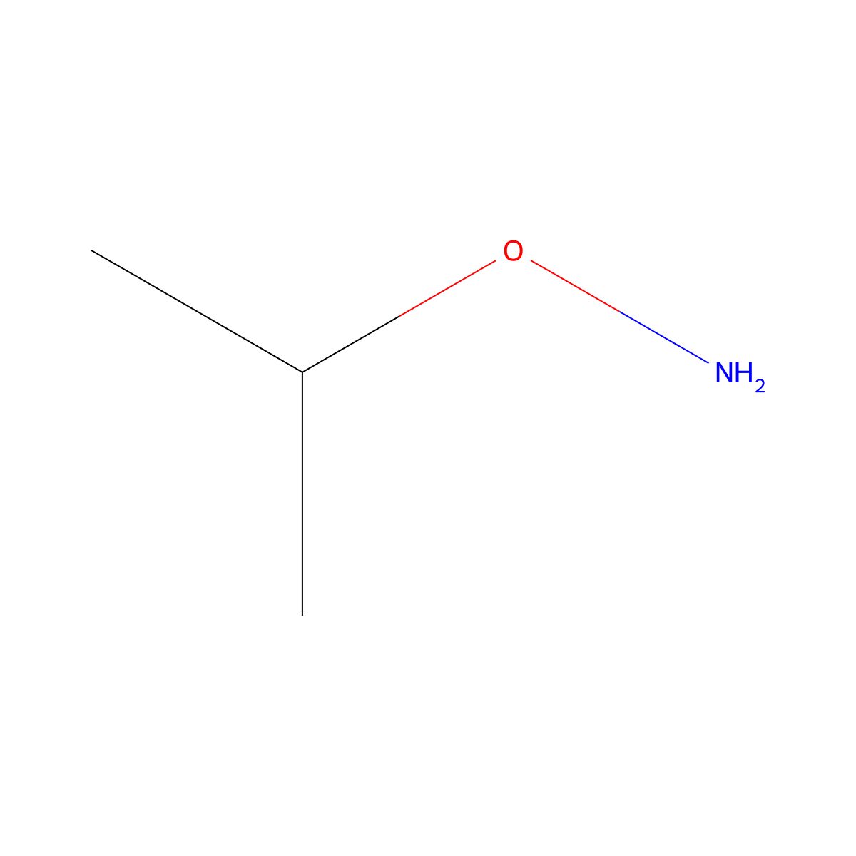 Hydroxylamine, O-(1-methylethyl)- molecular structure, CAS 4427-29-6