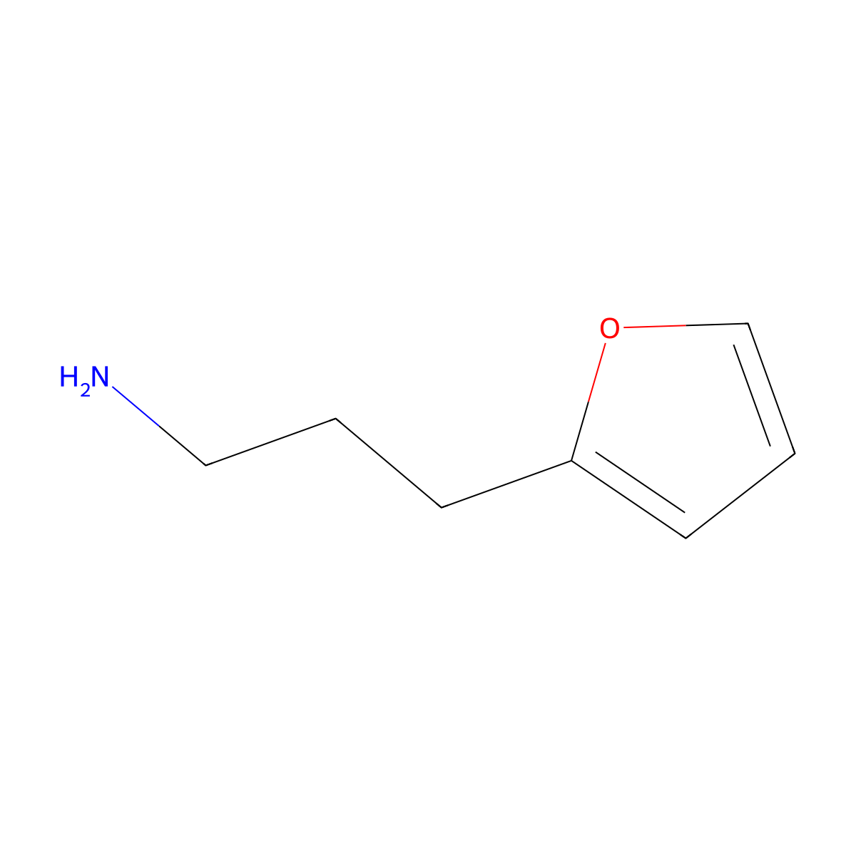 3-(Furan-2-yl)propan-1-amine molecular structure, CAS 4428-38-0