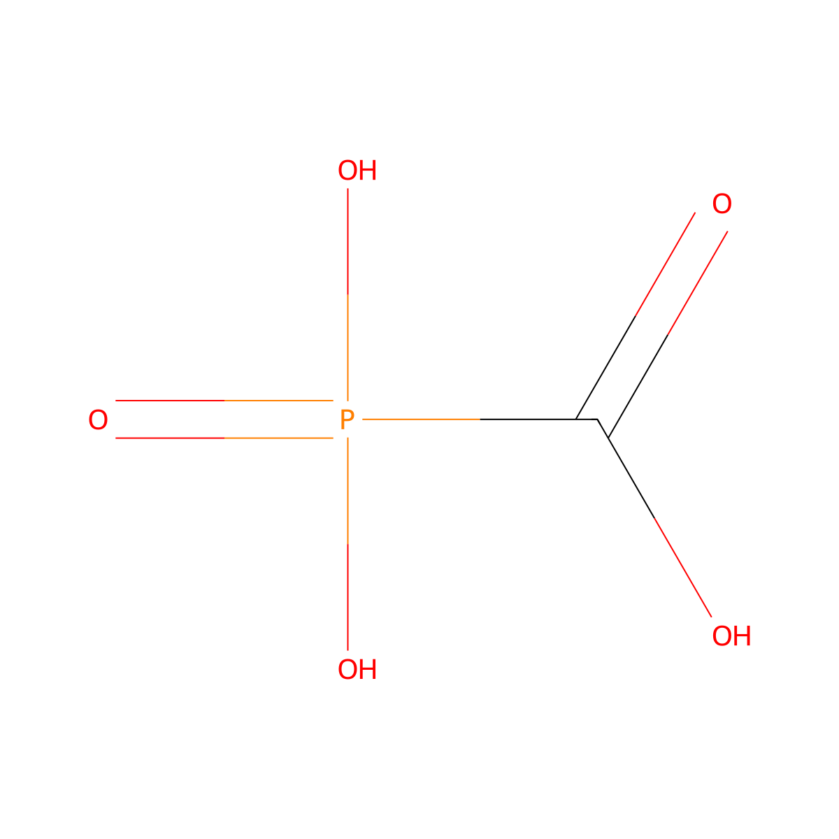 Foscarnet molecular structure, CAS 4428-95-9