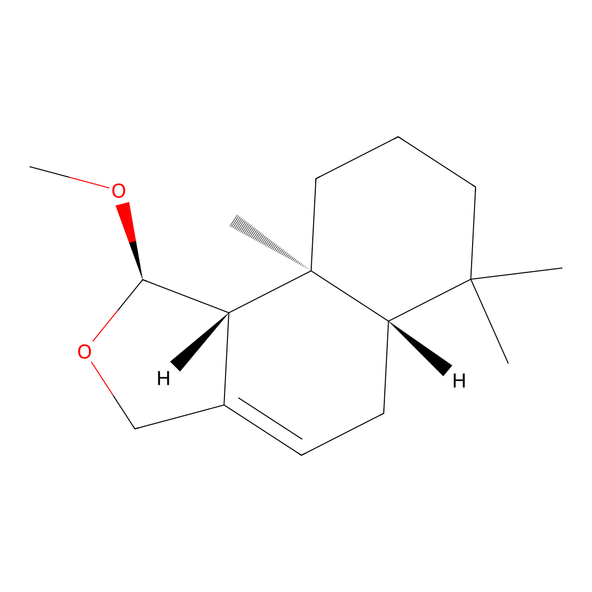 Methyl isodrimeninol molecular structure, CAS 442851-27-6