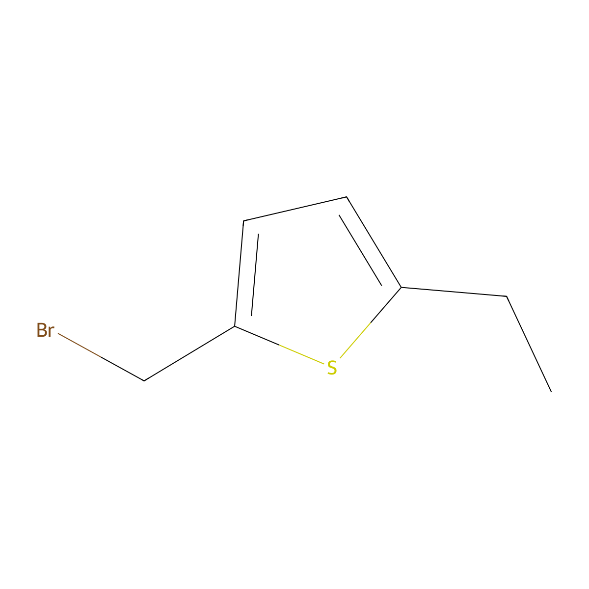 2-(Bromomethyl)-5-ethylthiophene molecular structure, CAS 442910-38-5