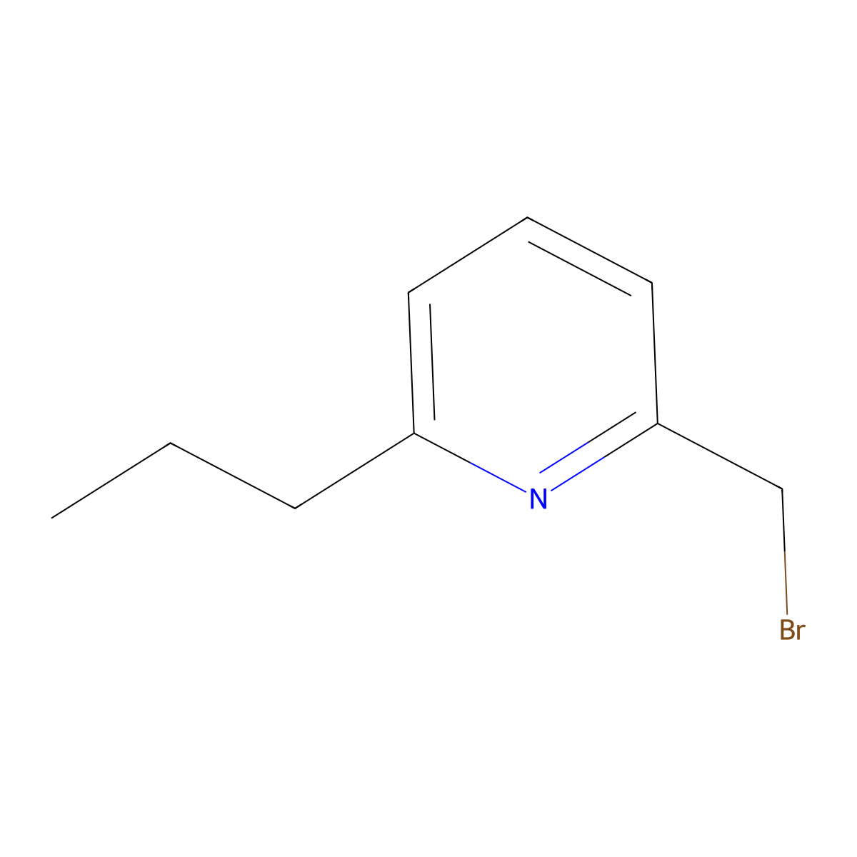 Pyridine,2-(bromomethyl)-6-propyl molecular structure, CAS 442910-39-6