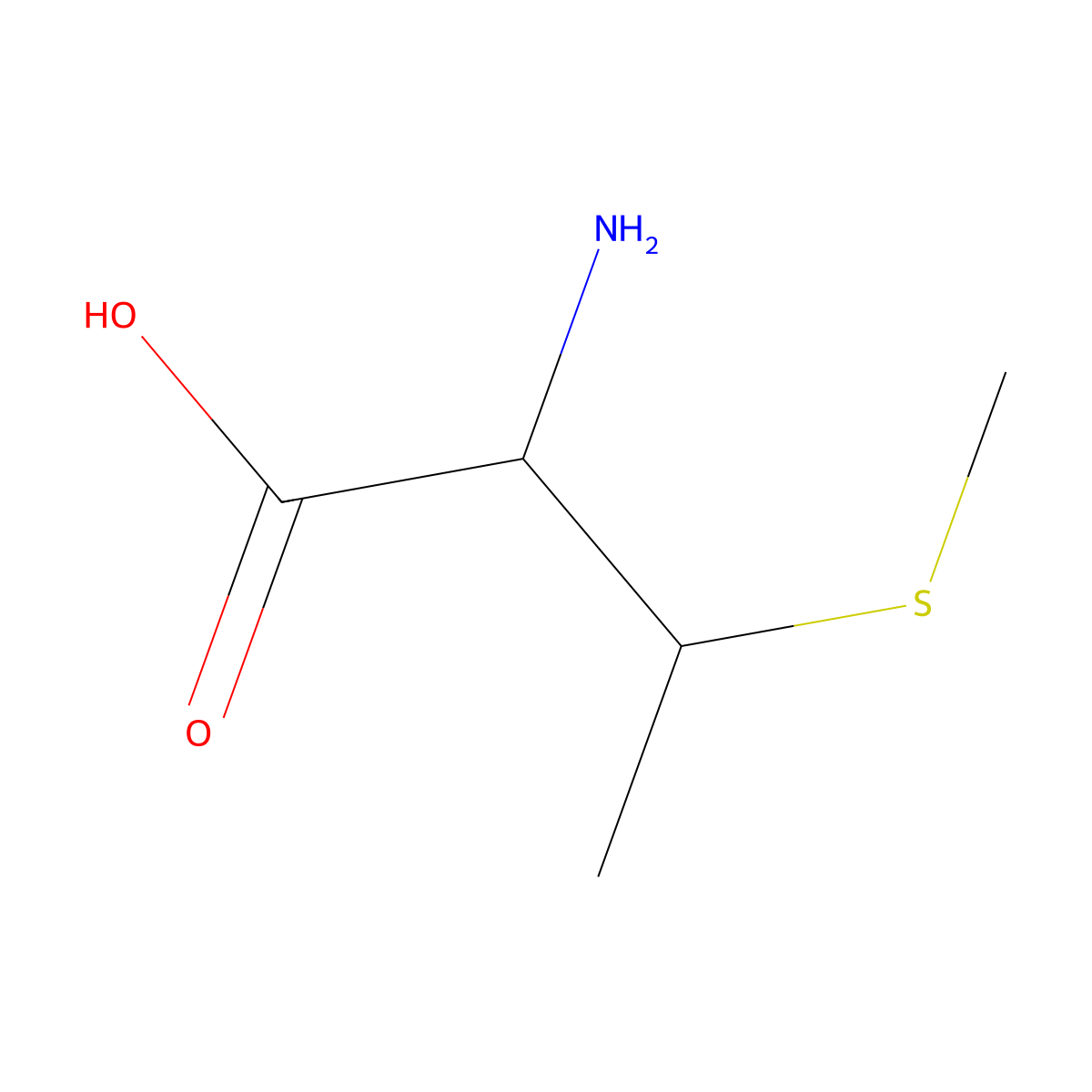 4-Thiaisoleucine molecular structure, CAS 443-80-1