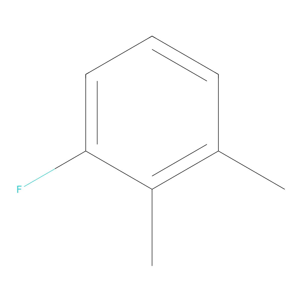 3-Fluoro-o-xylene molecular structure, CAS 443-82-3