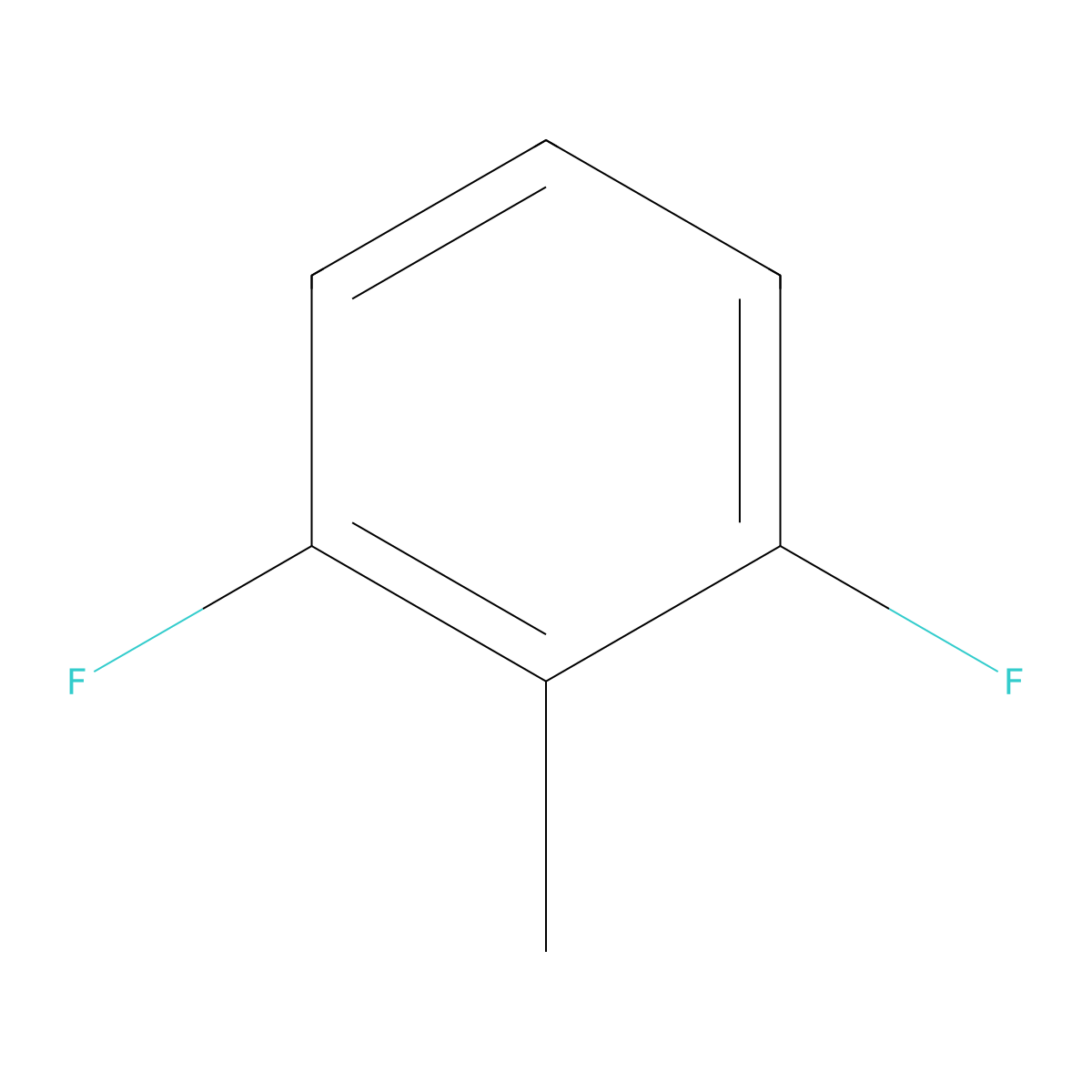 1,3-Difluoro-2-methylbenzene molecular structure, CAS 443-84-5