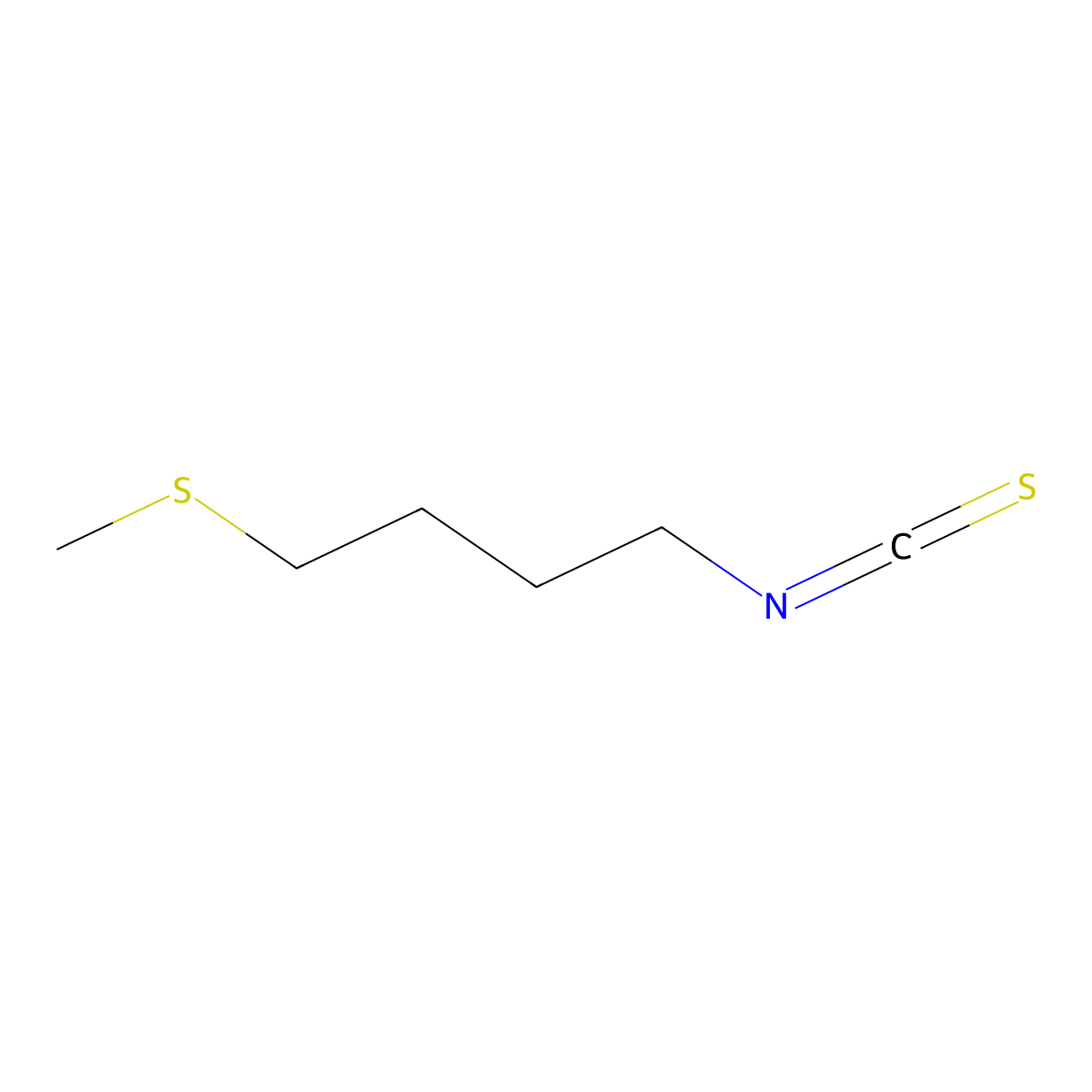Erucin molecular structure, CAS 4430-36-8