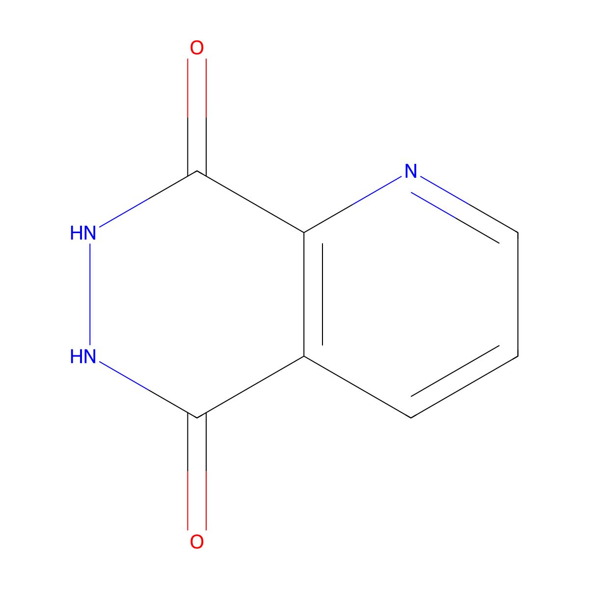 6,7-Dihydropyrido[2,3-d]pyridazine-5,8-dione molecular structure, CAS 4430-77-7