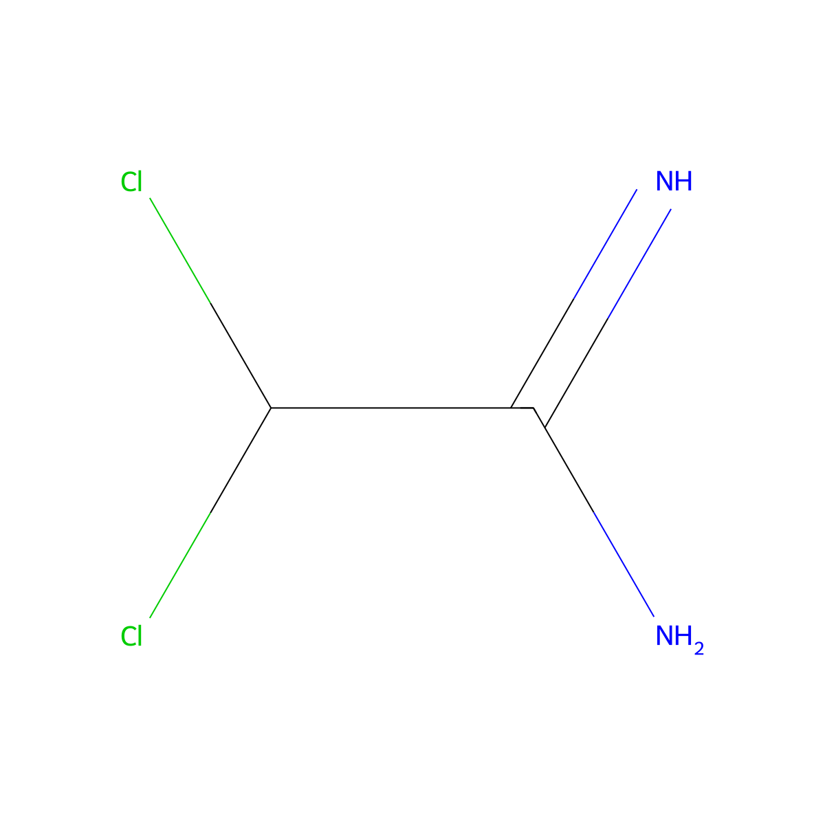 2,2-Dichloroethanimidamide molecular structure, CAS 44301-22-6