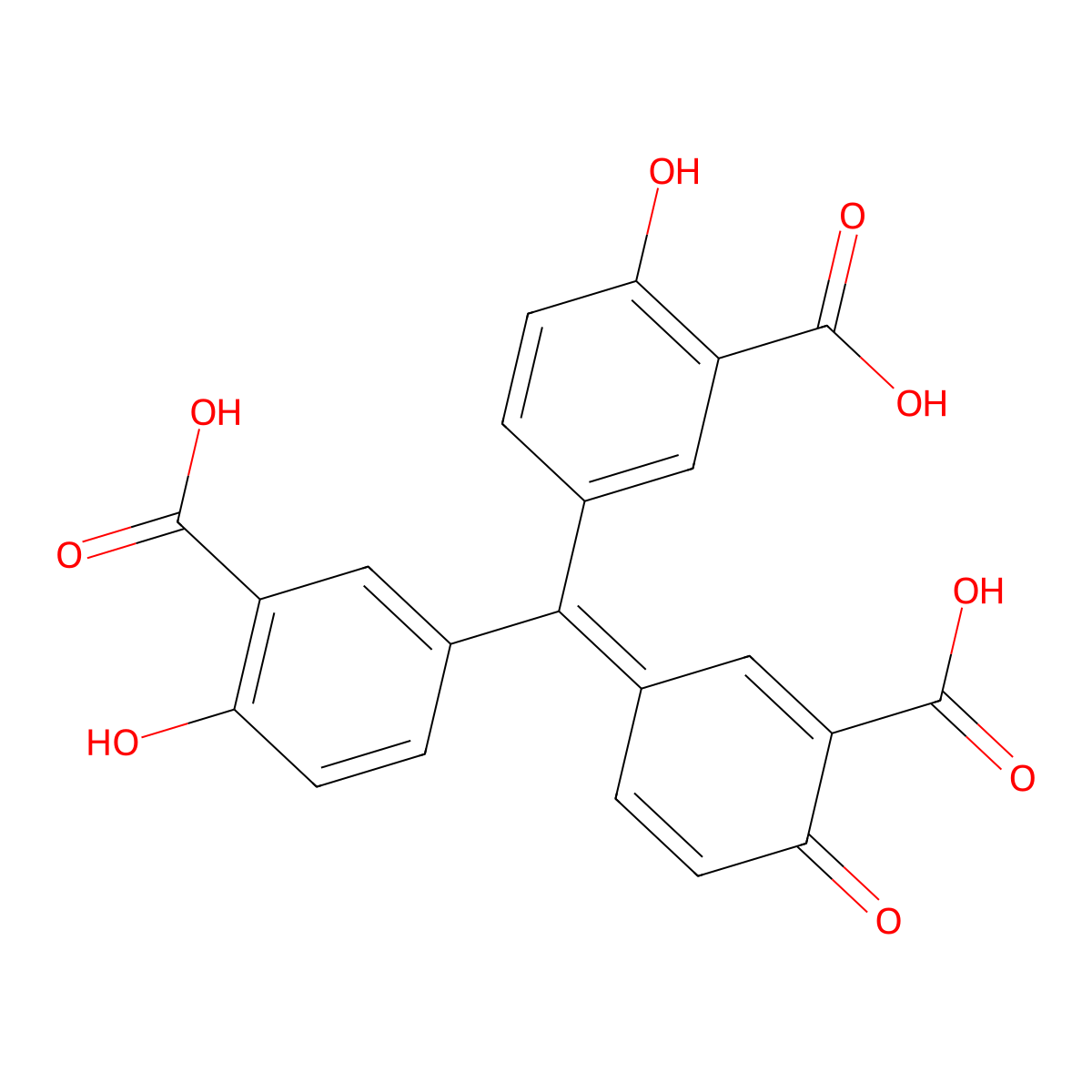 Aurintricarboxylic Acid molecular structure, CAS 4431-00-9