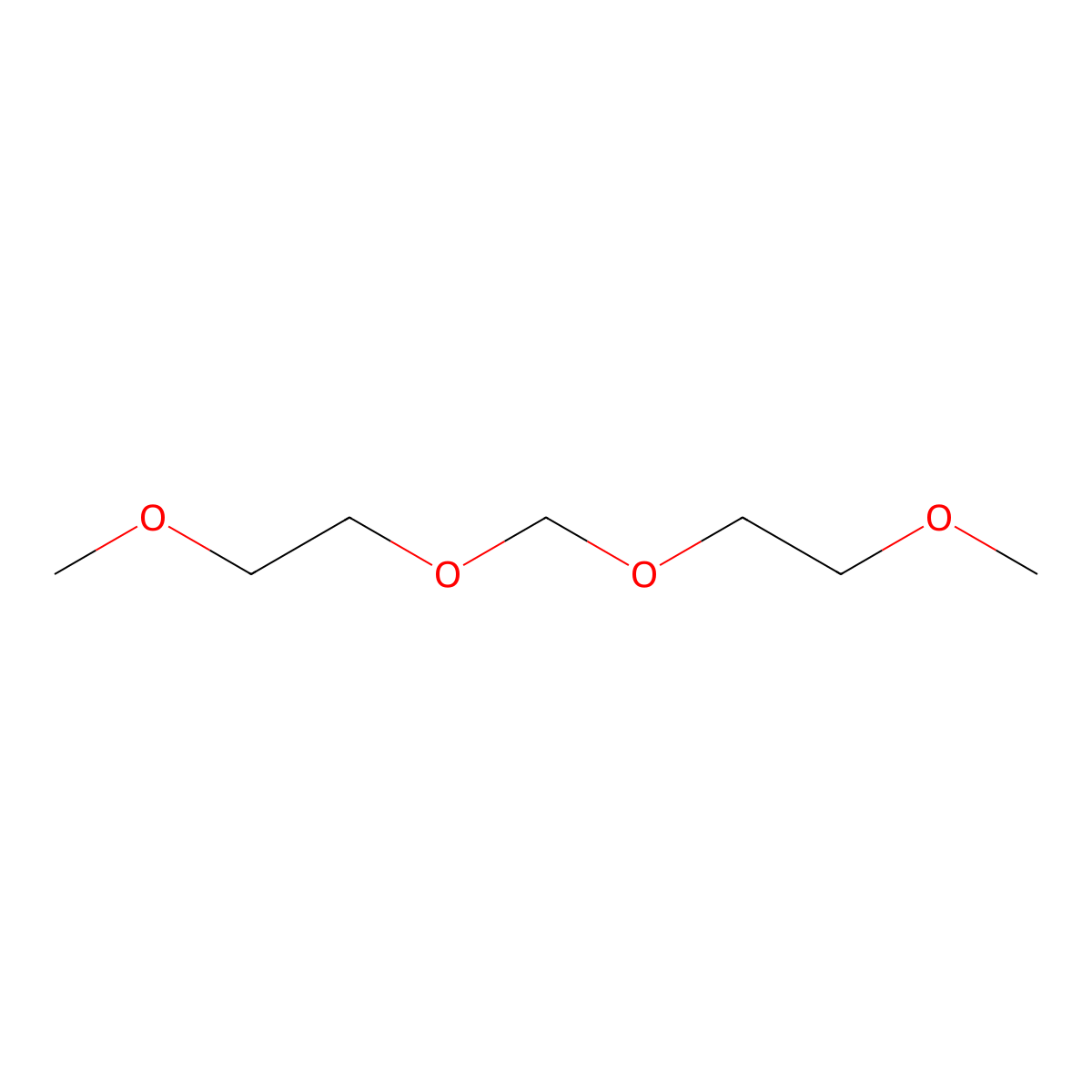 2,5,7,10-Tetraoxaundecane molecular structure, CAS 4431-83-8