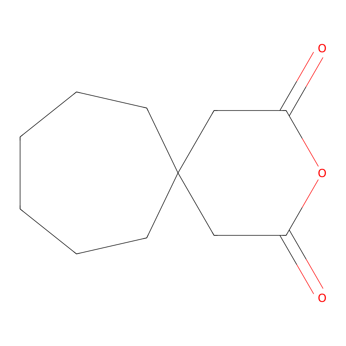3-Oxaspiro[5.6]dodecane-2,4-dione molecular structure, CAS 4432-19-3