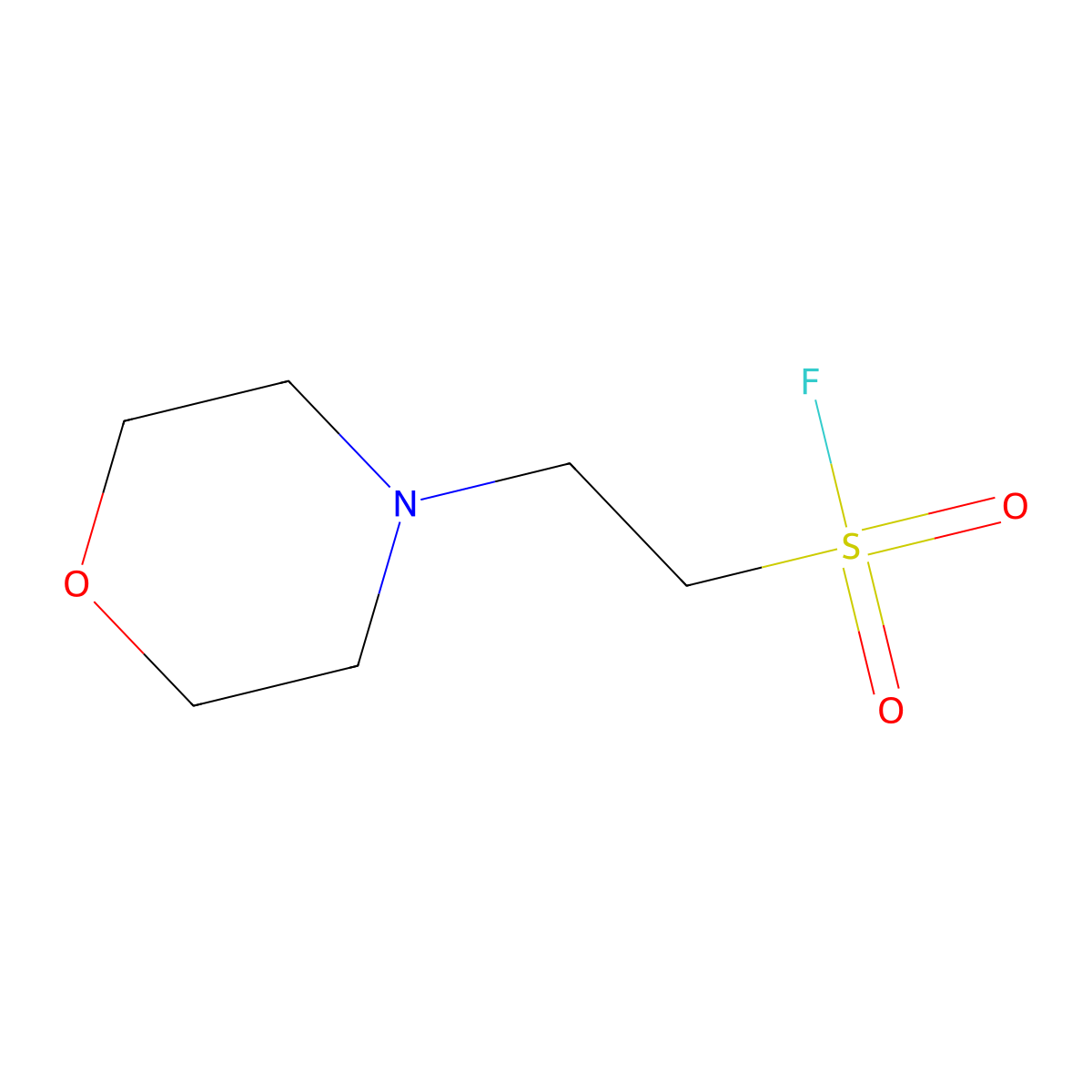 2-(Morpholin-4-yl)ethane-1-sulfonyl fluoride molecular structure, CAS 4432-32-0