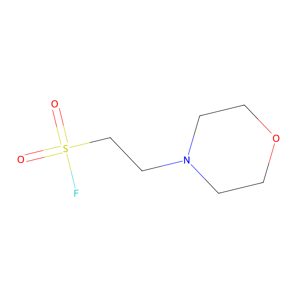 2-(Morpholin-4-yl)ethane-1-sulfonyl fluoride molecular structure, CAS 4432-32-0