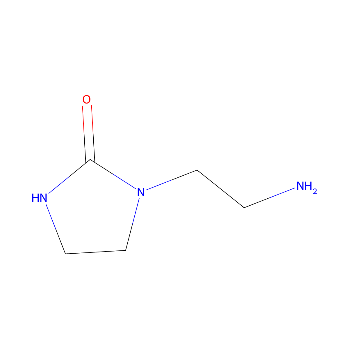 N-(2-Aminoethyl)ethyleneurea molecular structure, CAS 4432-64-8