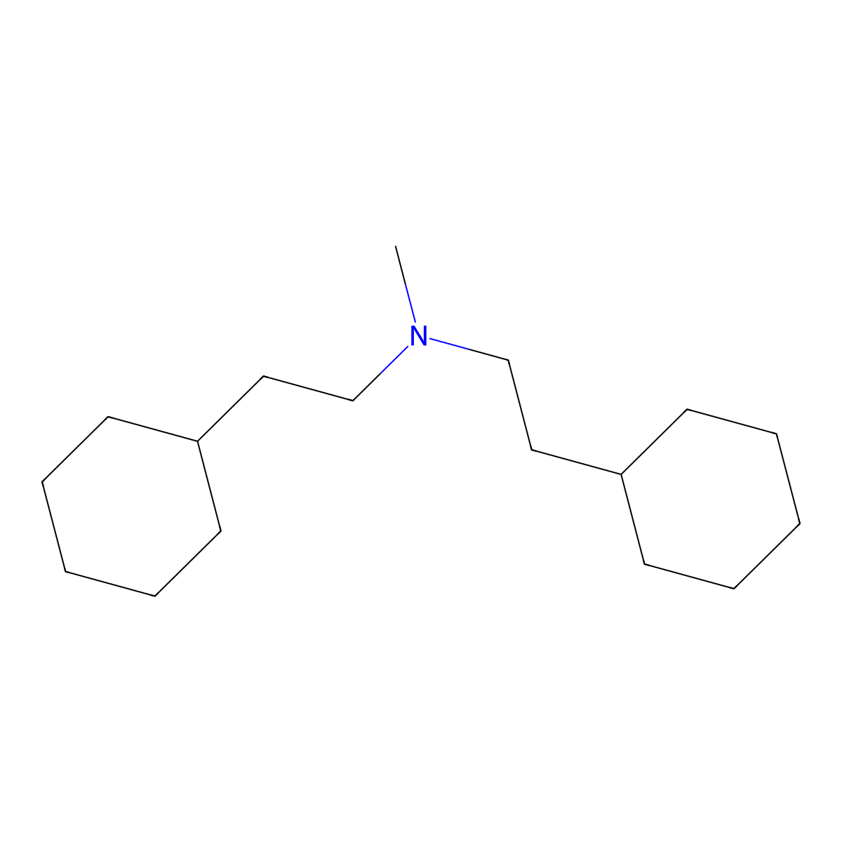Cyverine molecular structure, CAS 4432-75-1