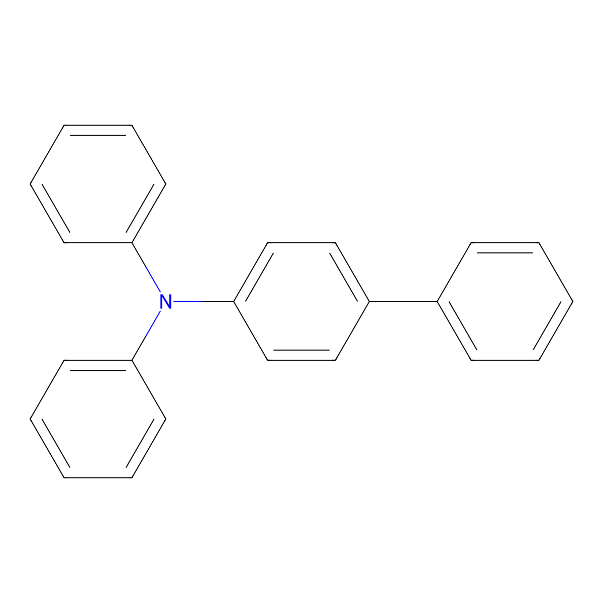 N,N-Diphenyl-[1,1'-biphenyl]-4-amine molecular structure, CAS 4432-94-4