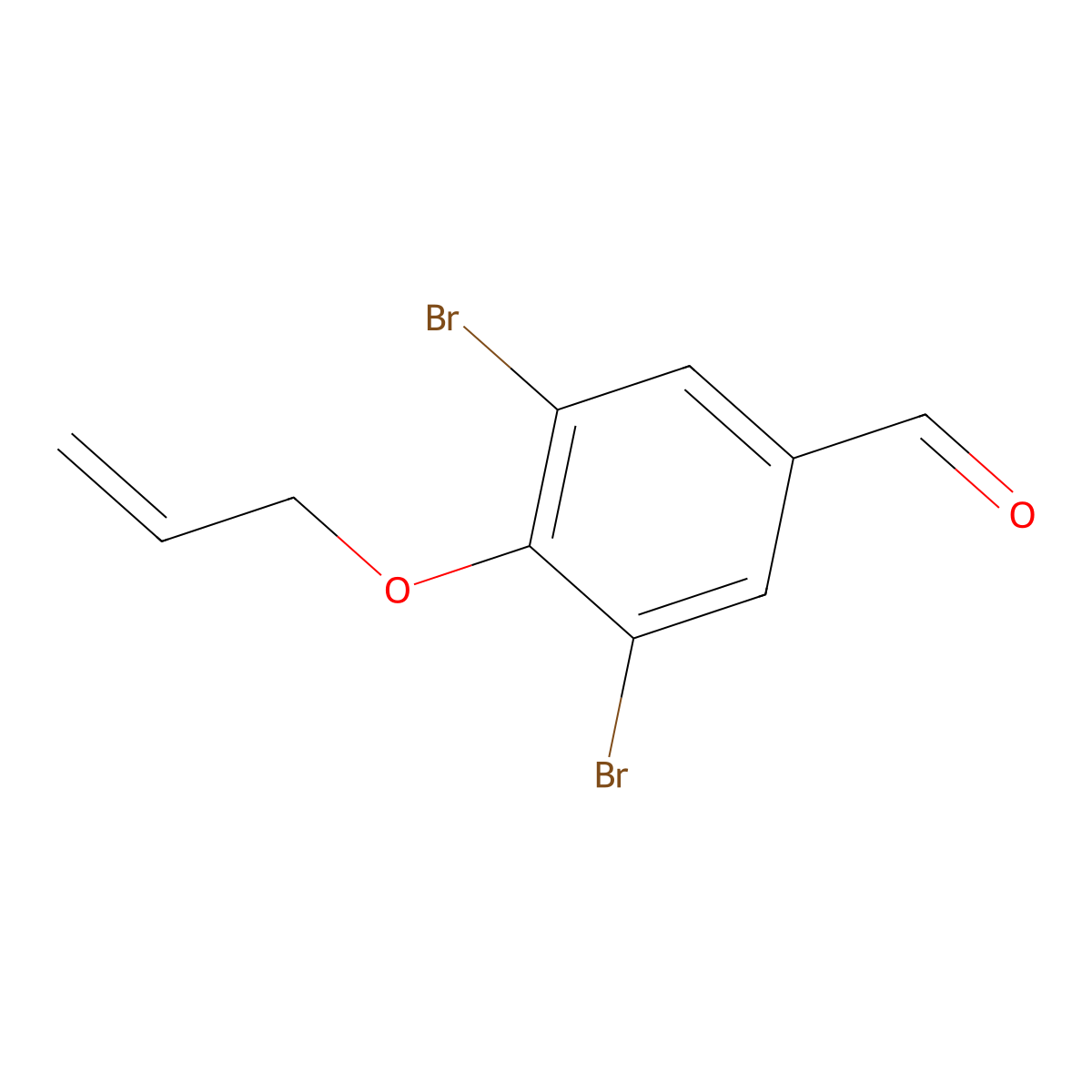 4-(Allyloxy)-3,5-dibromobenzaldehyde molecular structure, CAS 443292-04-4