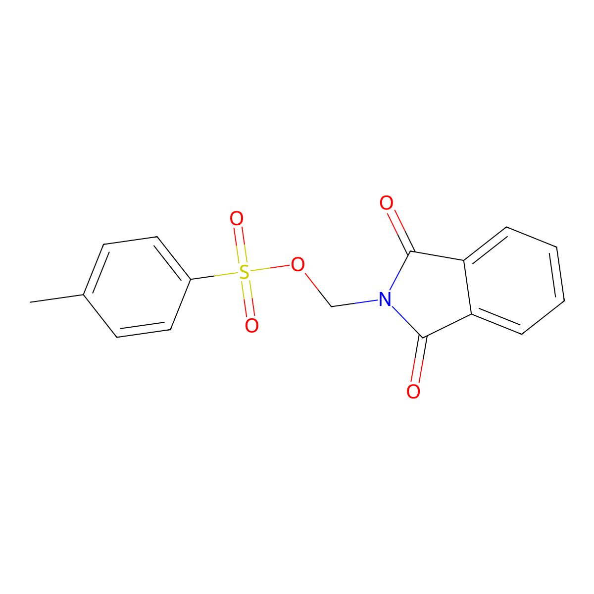 (1,3-dioxo-2,3-dihydro-1H-isoindol-2-yl)methyl 4-methylbenzene-1-sulfonate molecular structure, CAS 443294-05-1