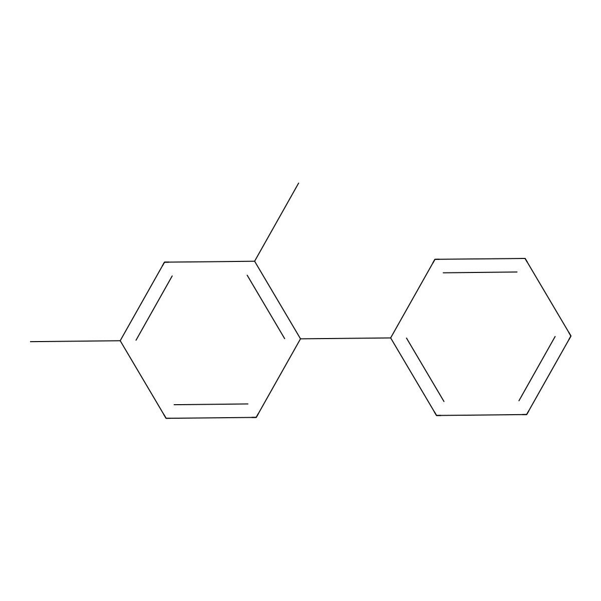 2,4-Dimethylbiphenyl molecular structure, CAS 4433-10-7