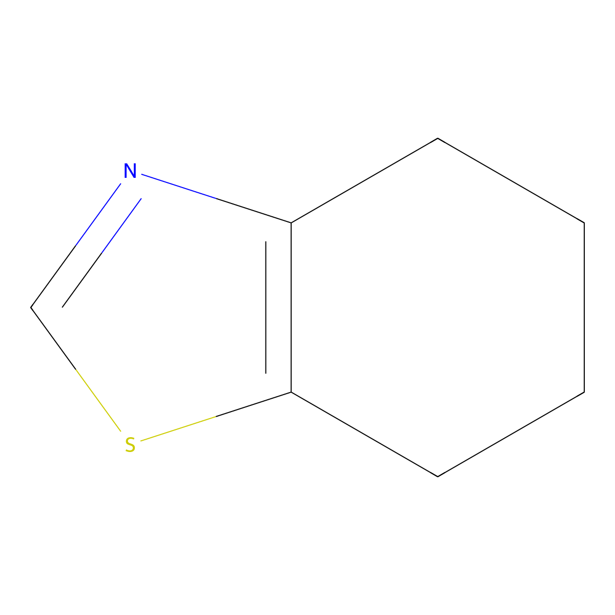 4,5,6,7-Tetrahydro-1,3-benzothiazole molecular structure, CAS 4433-49-2