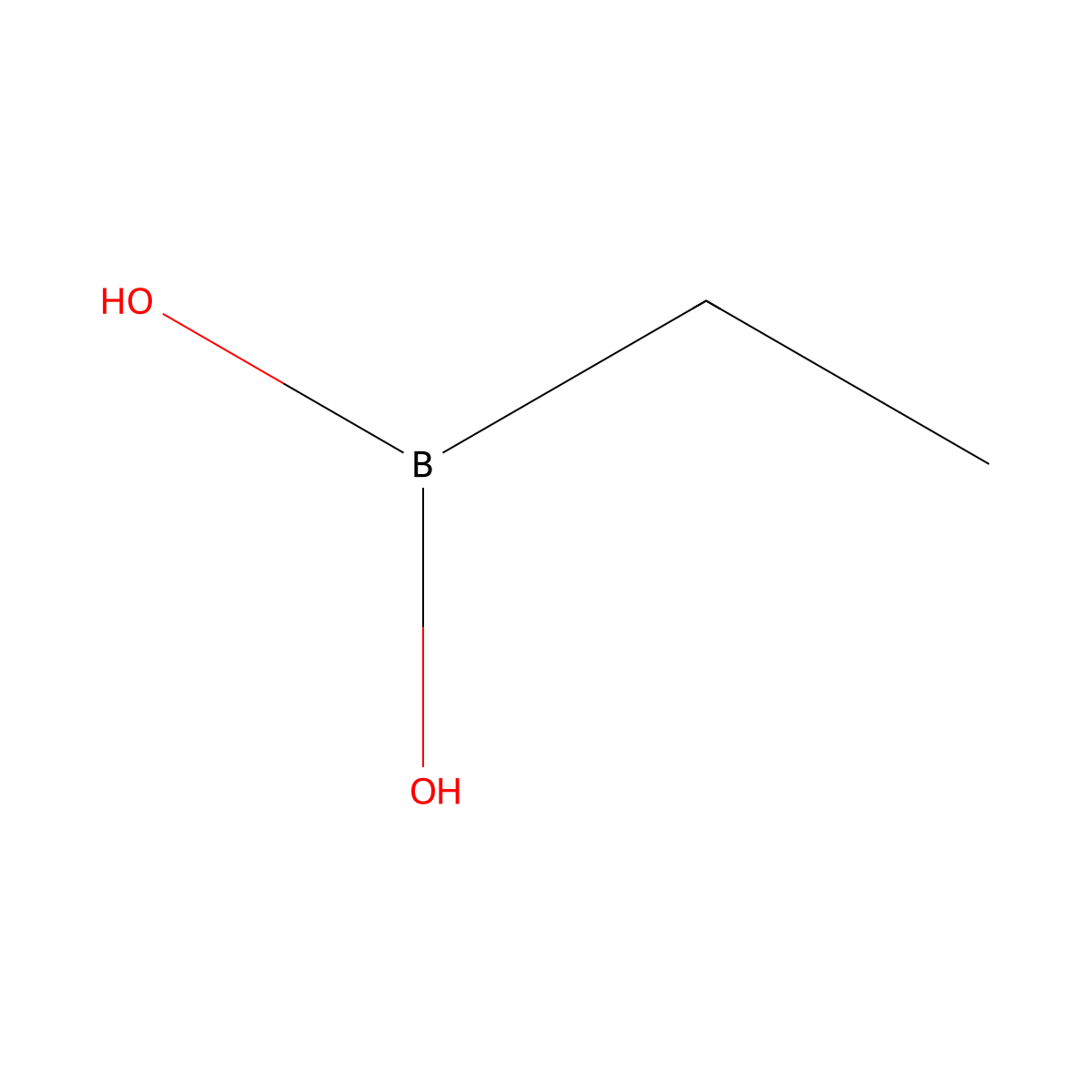 Ethylboronic acid molecular structure, CAS 4433-63-0
