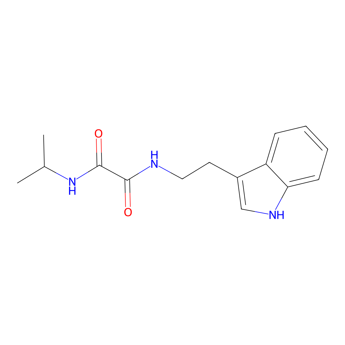 N-[2-(1H-indol-3-yl)ethyl]-N'-propan-2-yloxamide molecular structure, CAS 443325-71-1