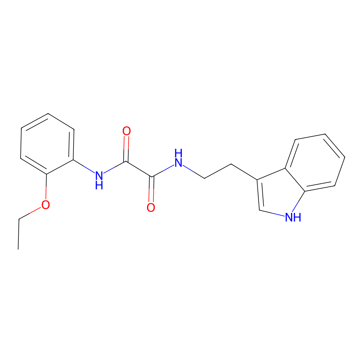 N'-(2-ethoxyphenyl)-N-[2-(1H-indol-3-yl)ethyl]oxamide molecular structure, CAS 443325-77-7