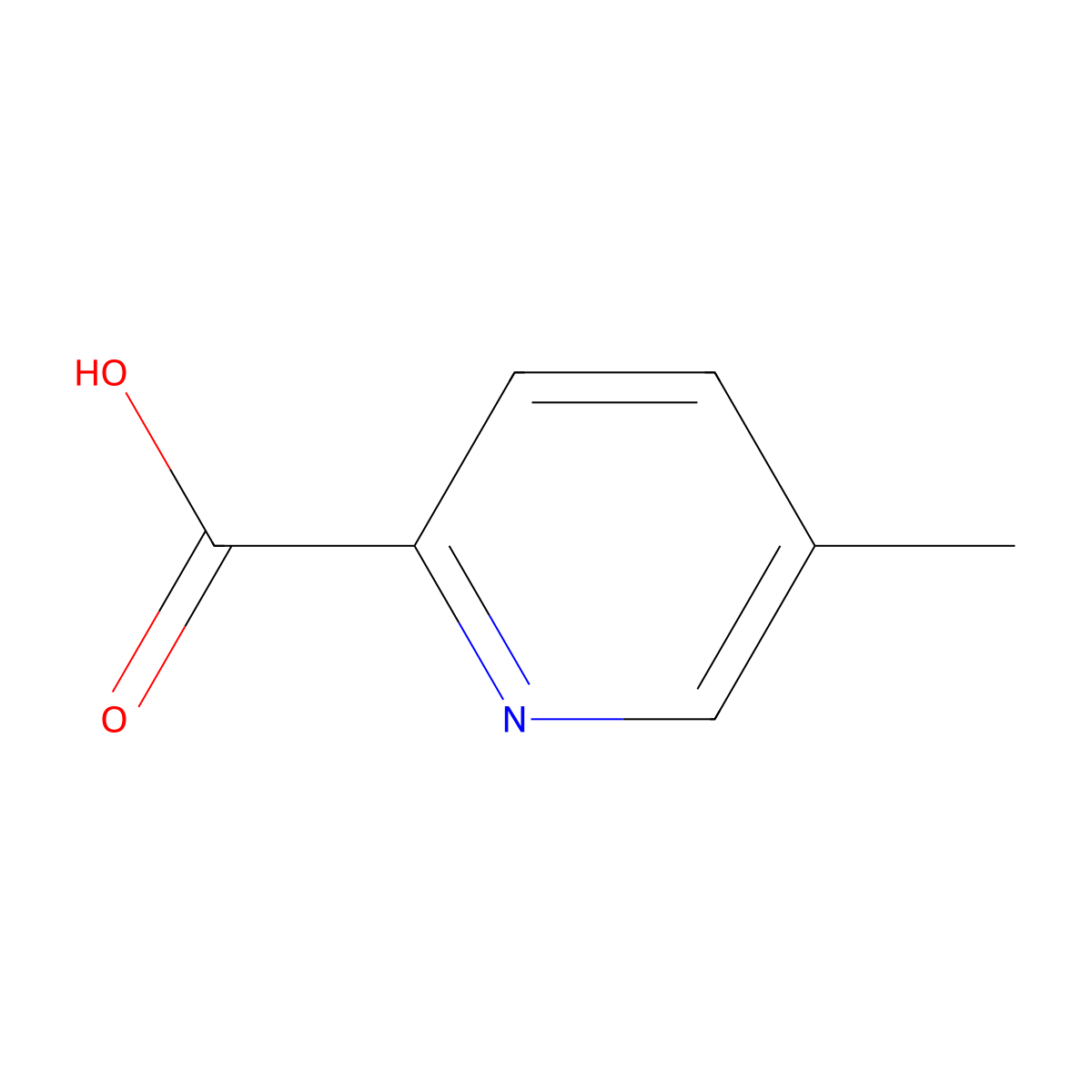 5-Methylpicolinic acid molecular structure, CAS 4434-13-3