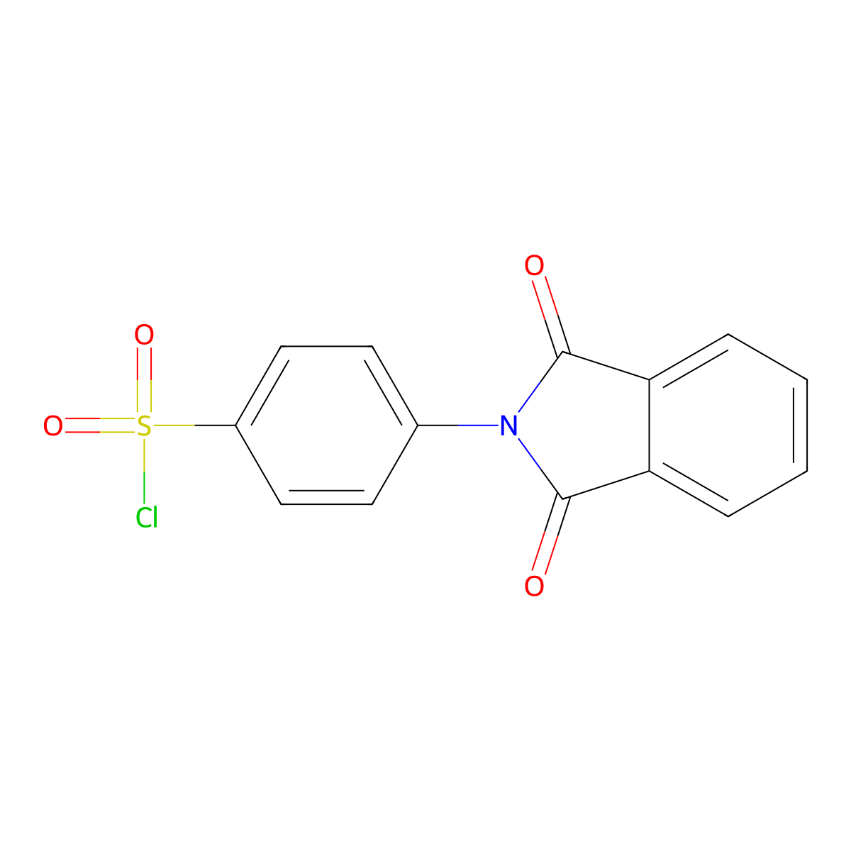 4-(1,3-Dioxo-1,3-dihydro-2H-isoindol-2-yl)benzene-1-sulfonyl chloride molecular structure, CAS 4435-59-0