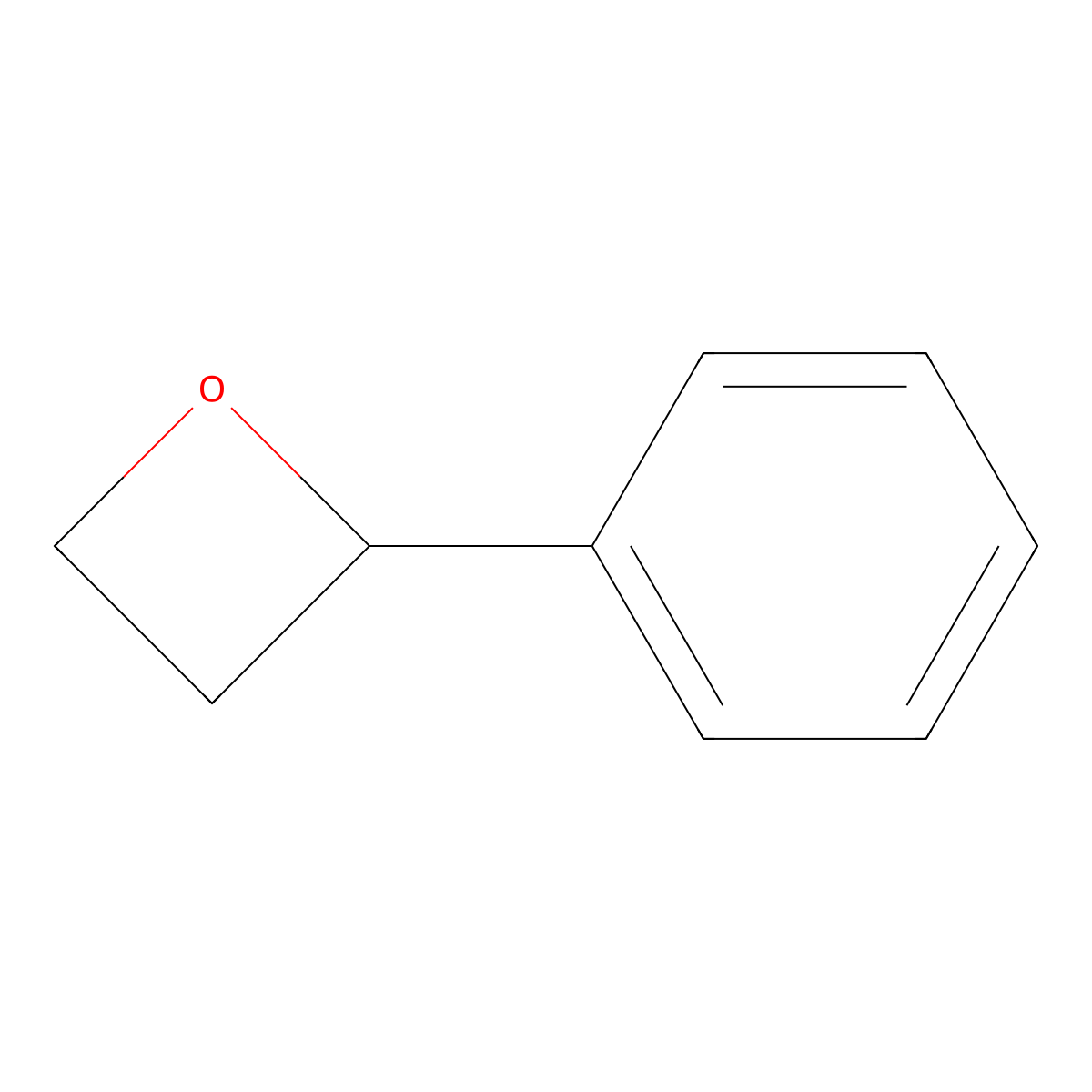 2-Phenyloxetane molecular structure, CAS 4436-23-1