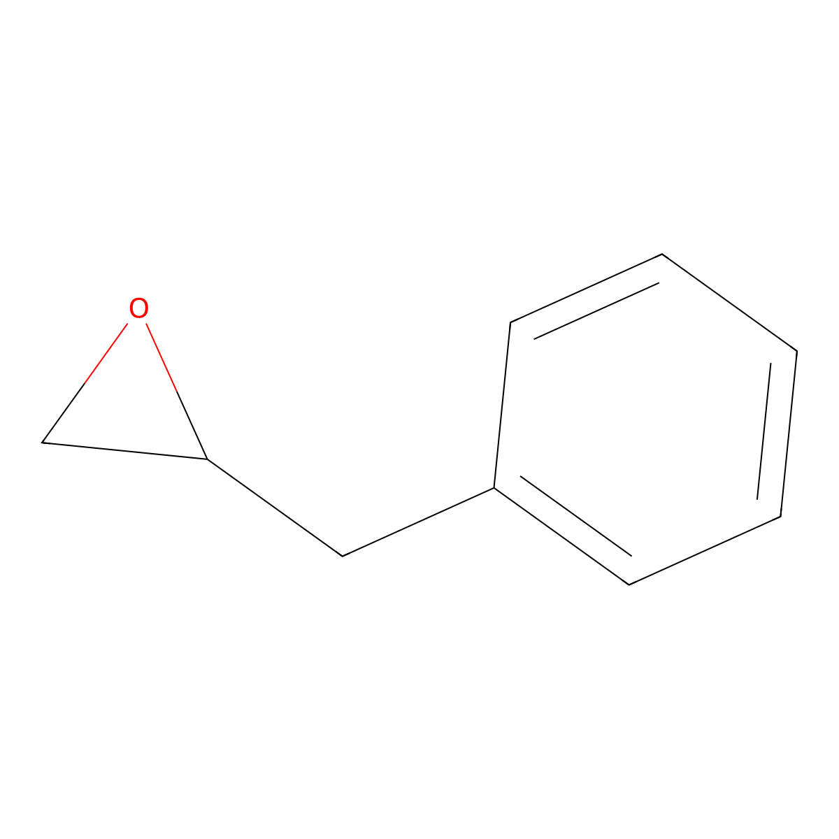 2-(Phenylmethyl)oxirane molecular structure, CAS 4436-24-2