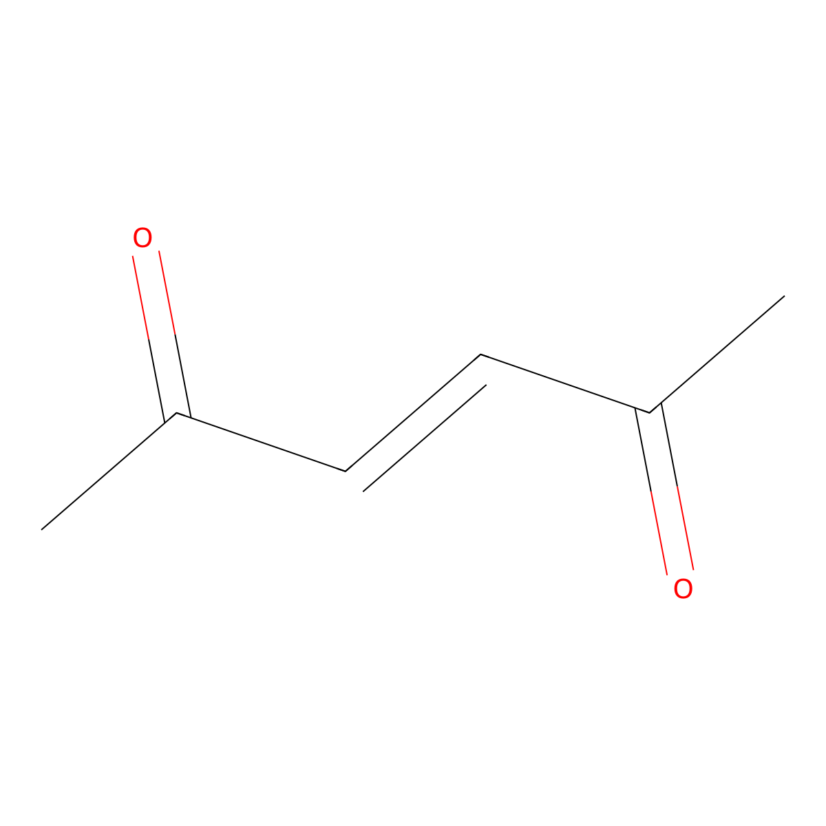 3-Hexene-2,5-dione molecular structure, CAS 4436-75-3