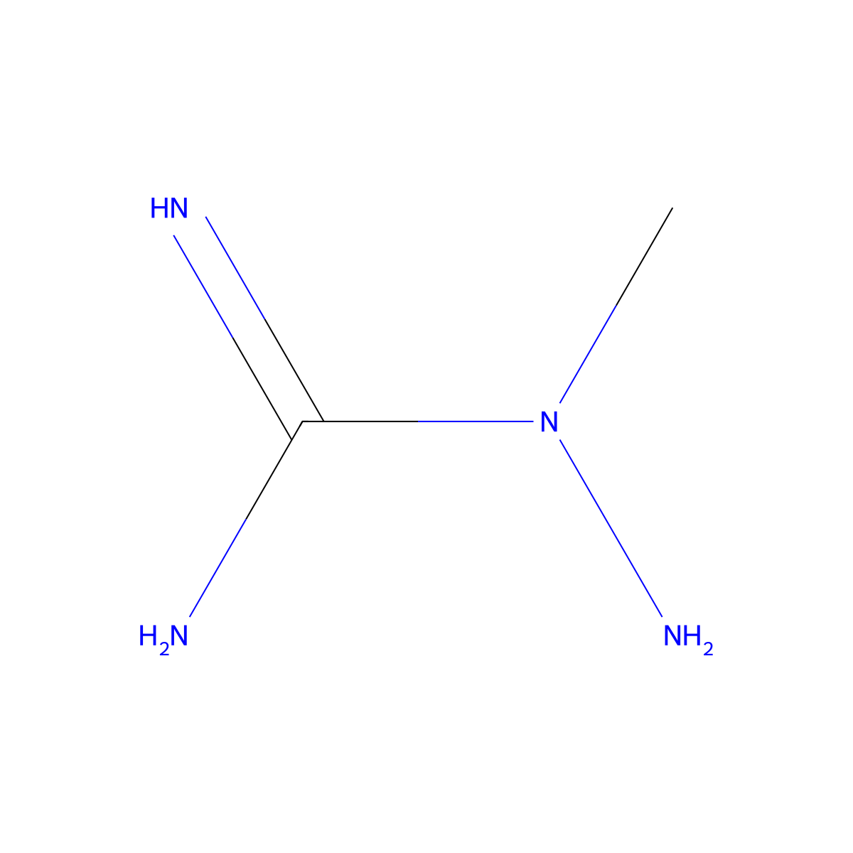 Hydrazinecarboximidamide, 1-methyl- molecular structure, CAS 44365-56-2