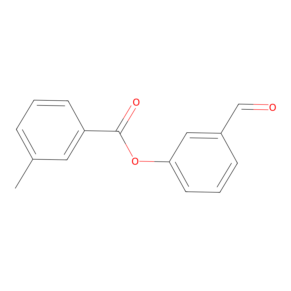 3-Formylphenyl 3-methylbenzoate molecular structure, CAS 443671-32-7