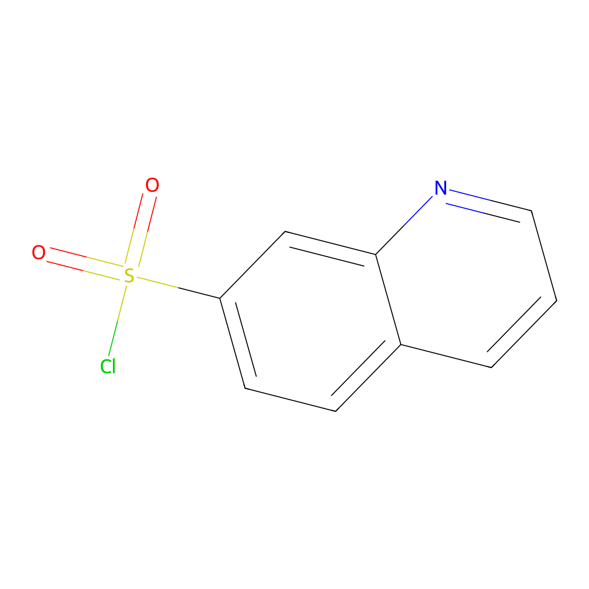 7-Quinolinesulfonyl chloride molecular structure, CAS 443692-93-1