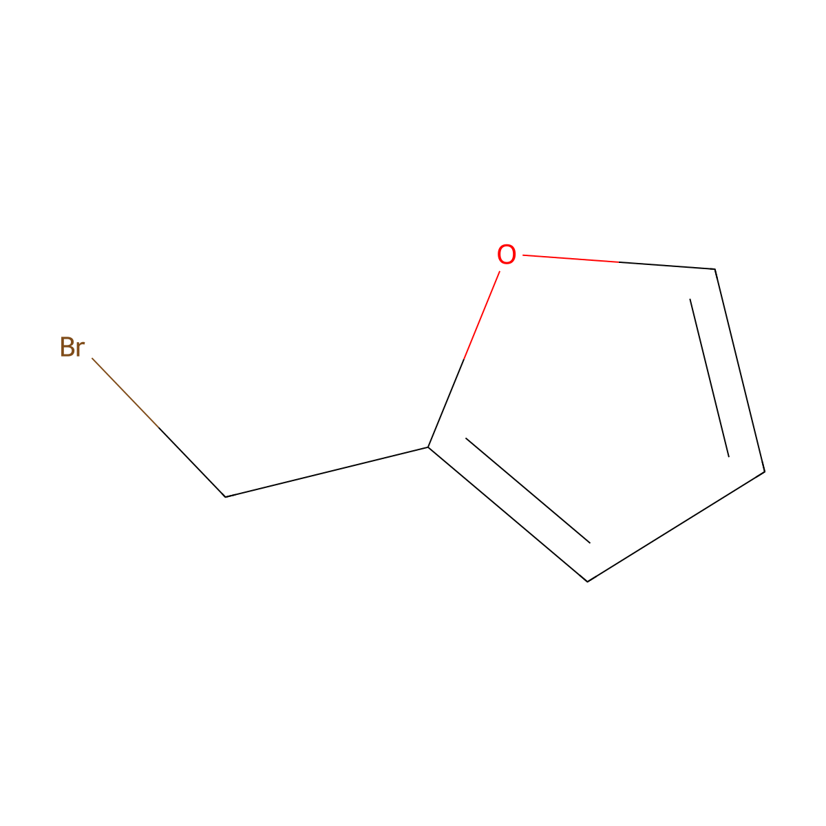2-(Bromomethyl)furan molecular structure, CAS 4437-18-7