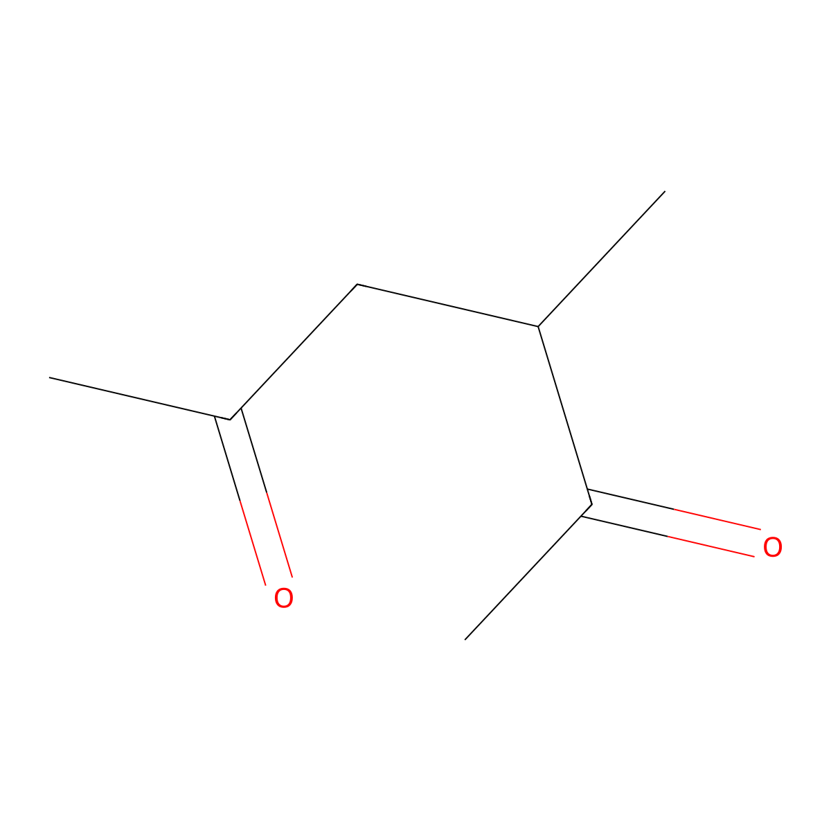 3-Methyl-2,5-hexanedione molecular structure, CAS 4437-50-7