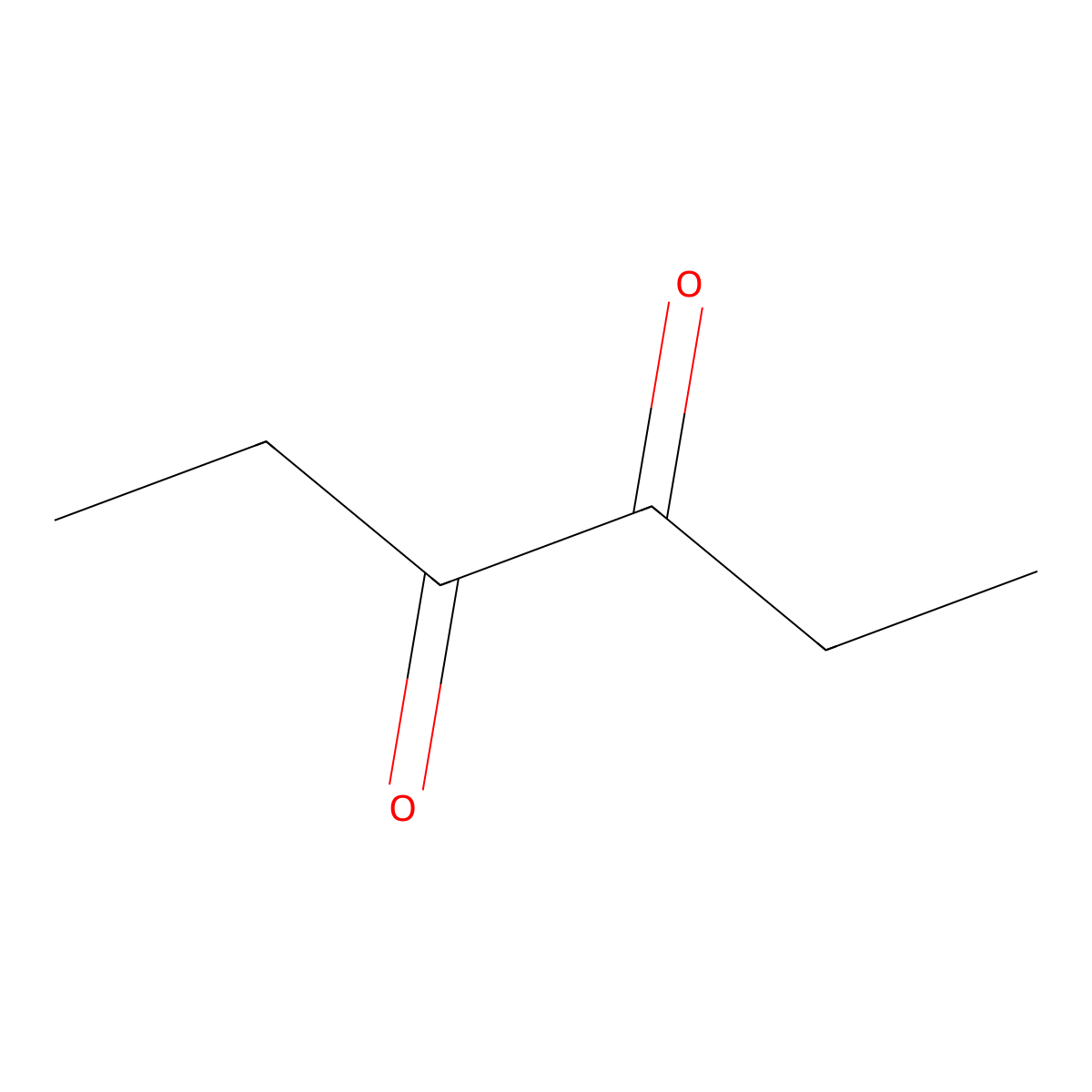 3,4-Hexanedione molecular structure, CAS 4437-51-8