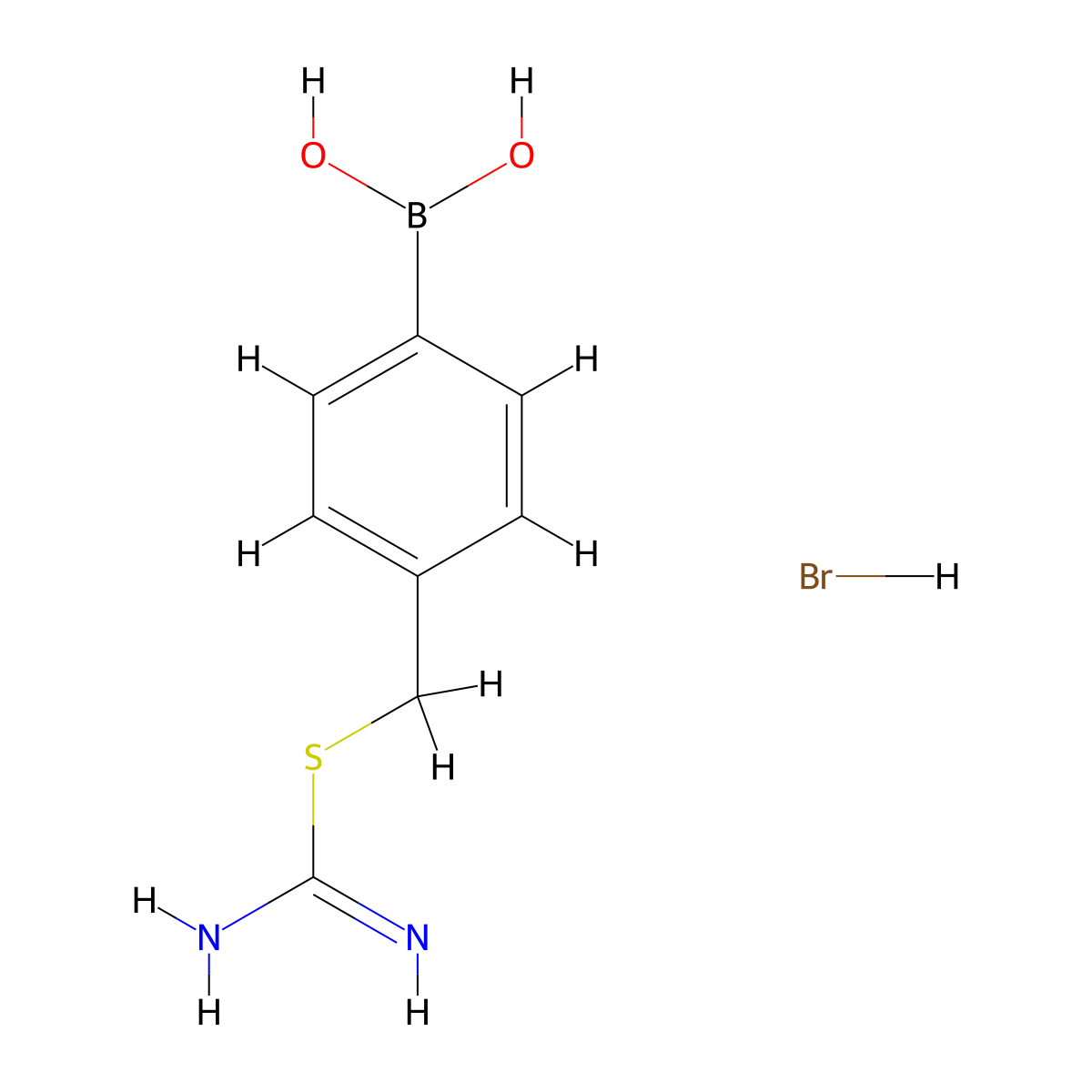 BC 11 hydrobromide molecular structure, CAS 443776-49-6