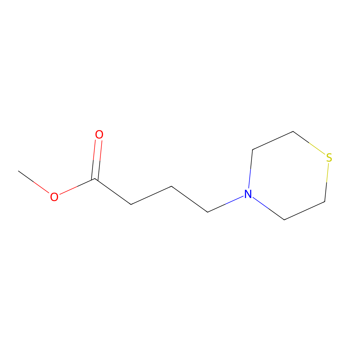 Methyl 4-Thiomorpholinobutyrate molecular structure, CAS 443796-04-1