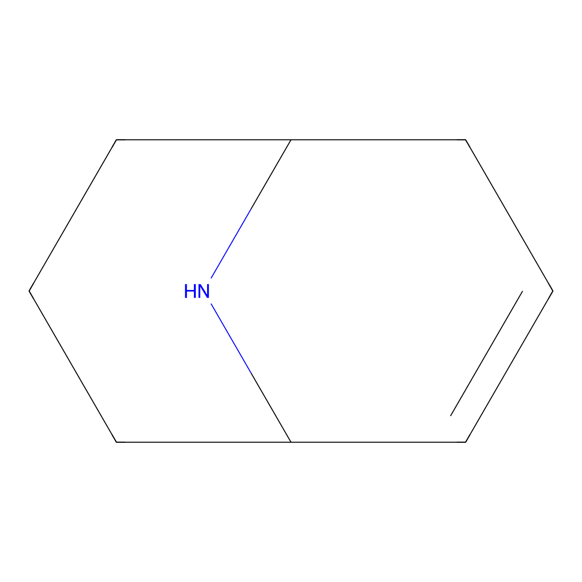 9-Azabicyclo[3.3.1]non-2-ene molecular structure, CAS 4438-27-1