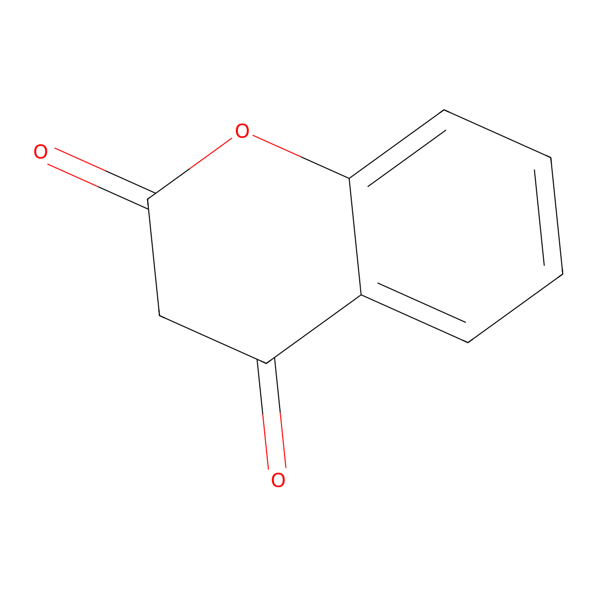 2H-chromene-2,4(3H)-dione molecular structure, CAS 4438-85-1