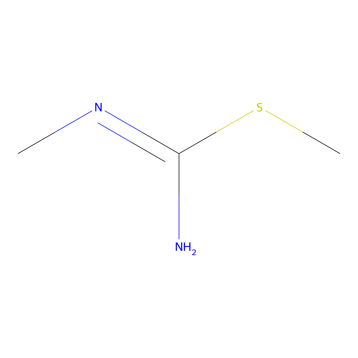 1,2-Dimethyl-isothiourea molecular structure, CAS 44387-05-5