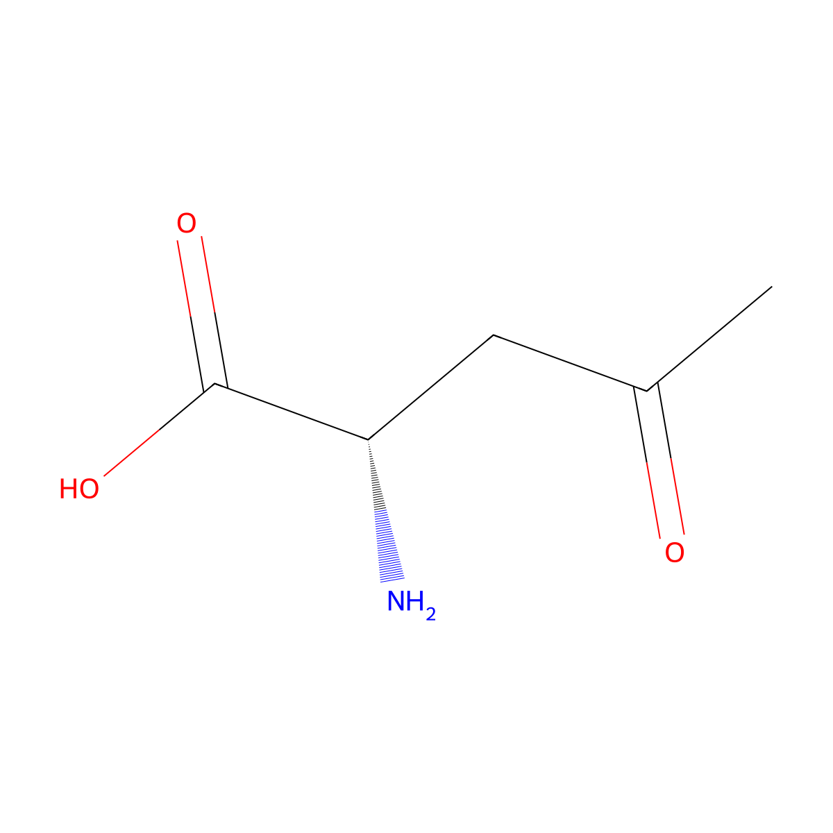 2-Amino-4-ketopentanoate molecular structure, CAS 4439-83-2